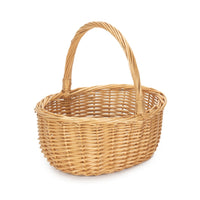 Red Hamper Full Buff Willow Childs Shopping Basket