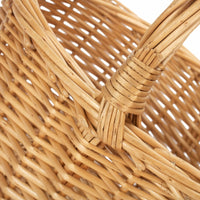 Red Hamper Full Buff Willow Childs Shopping Basket