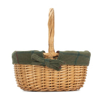 Red Hamper Full Buff Willow Childs Shopping Basket