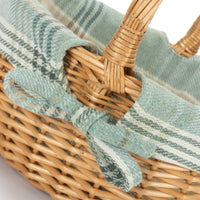 Red Hamper Full Buff Willow Childs Shopping Basket