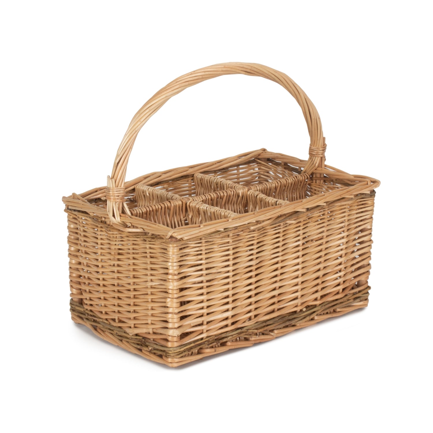 Wicker milk bottle holder sale