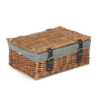 Red Hamper Double Steamed 35cm Empty Wicker Hamper Basket