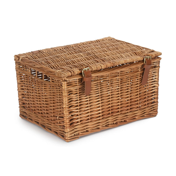 Red Hamper Light Steamed Windsor Wicker Picnic Basket