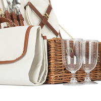 Classic Wicker Fitted Picnic Basket