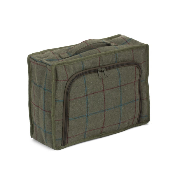 Green Tweed Insulated Cooler Picnic Bag