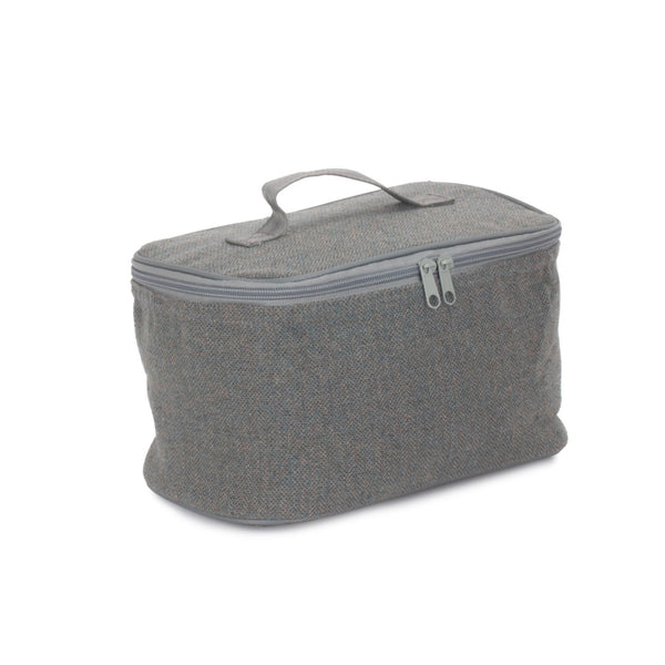 Grey Tweed Insulated Cool Bag