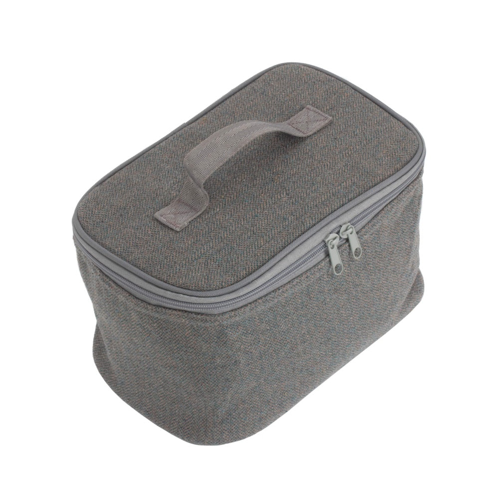 Grey Tweed Insulated Cool Bag