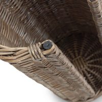 Open Round Rattan 3 Toilet Roll Holder