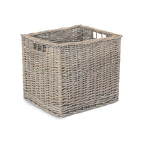 Antique Wash Wicker Storage Basket