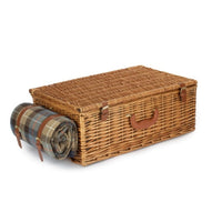 Deluxe 4 Person Ravenstor Fitted Wicker Picnic Basket