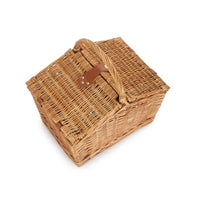 2 Person Ravenstor Slope-Sided Fitted Wicker Picnic Basket