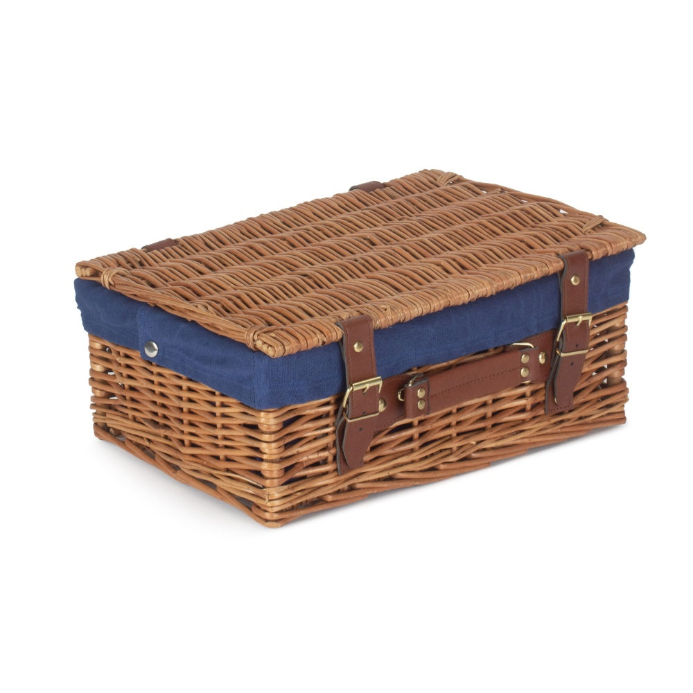 Red Hamper 35cm Light Steamed Wicker Picnic Basket