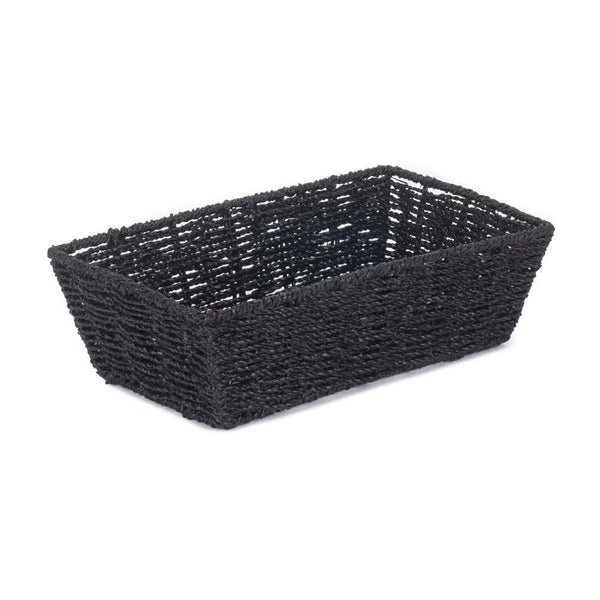 Red Hamper Black Paper Rope Display Tray