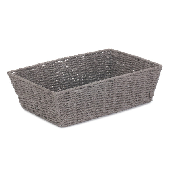 Red Hamper Grey Paper Rope Display Tray