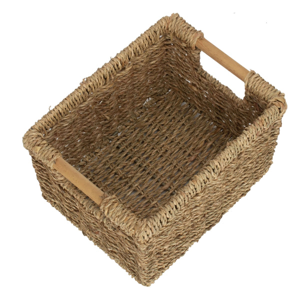 Red Hamper Nordic Seagrass Storage Basket